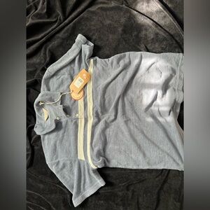 New medium grey polo shirt